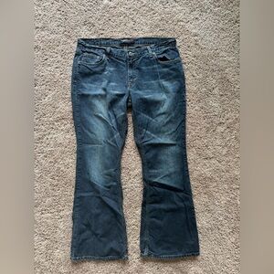 Y2K American Eagle Dark Wash Bootcut Jeans Size 14